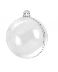 BOMBKA AKRYLOWA 10 CM - KULA PLASTIKOWA DECOUPAG