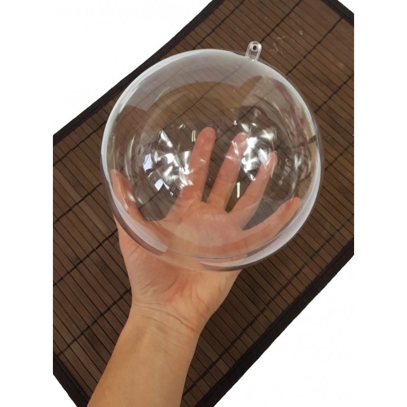 BOMBKA AKRYLOWA 15,6CM - KULA PLASTIKOWA DECOUPAG