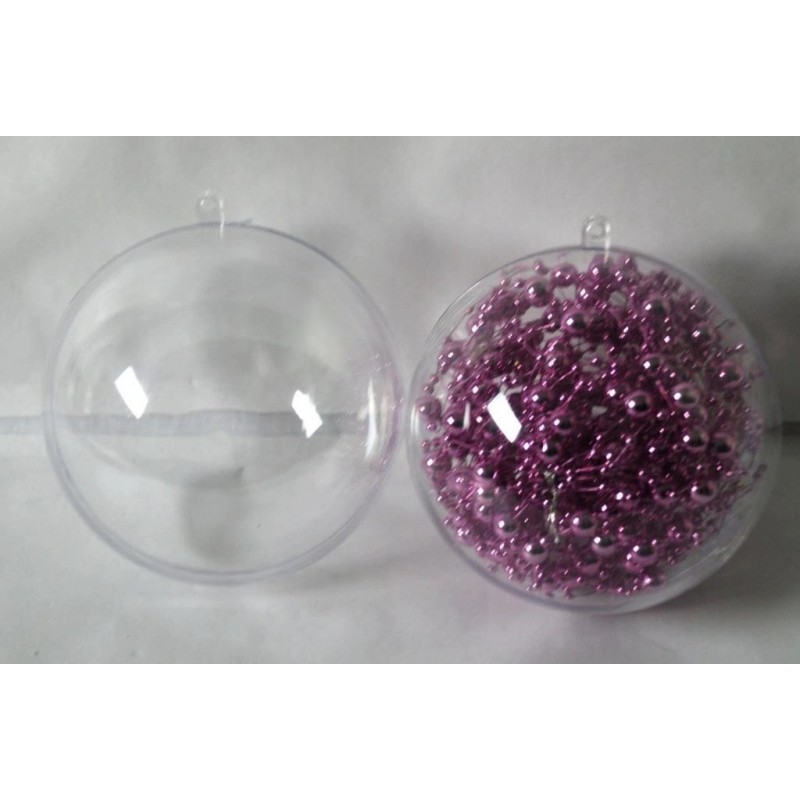 BOMBKA AKRYLOWA 12 CM - KULA PLASTIKOWA DECOUPAG