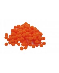 POMPONY POMPONIKI KREATYWNE 2,5CM 250SZT POMARAŃCZ