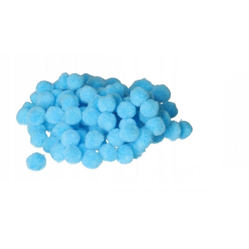 POMPONY POMPONIKI KREATYWNE 500SZT 1,3CM