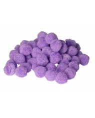 POMPONY POMPONIKI KREATYWNE 1000SZT8MM NIEBIESKIE