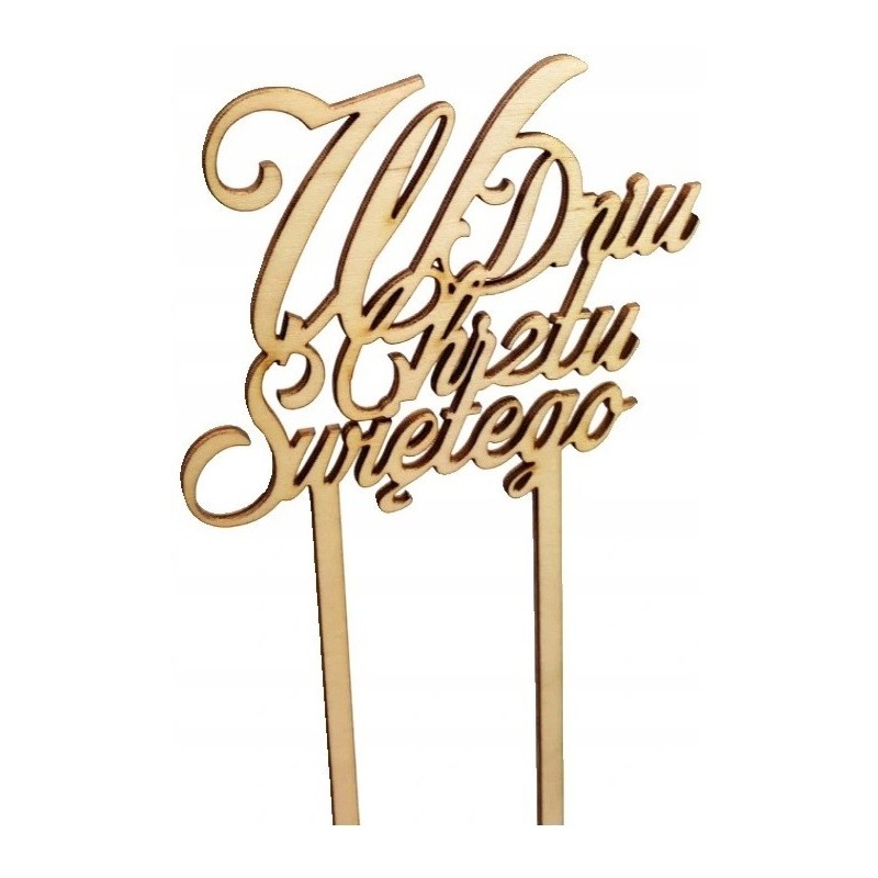 PIK PIKI TOPPER OZDOBA NA CIASTO CHRZEST 19CM