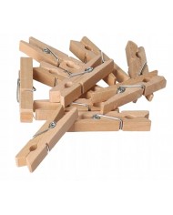 KLAMERKI DREWNIANE SPINACZE 24SZT KLAMERKA