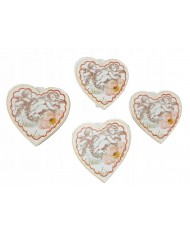 KLAMERKA KLAMERKI 6SZT SERCE ANIOŁEK ŚWIĘTA