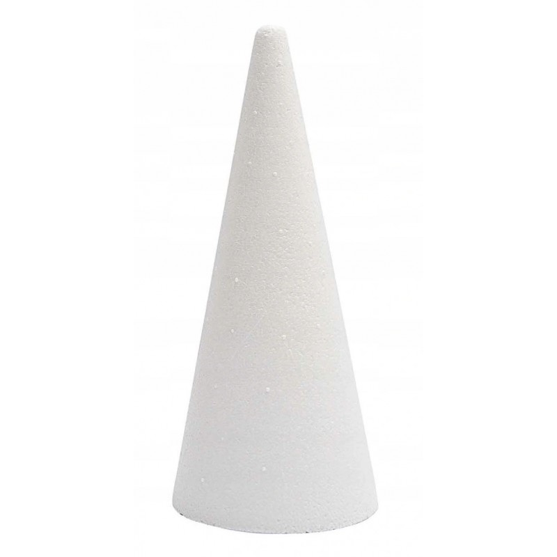 STOŻEK STYROPIANOWY 15 CM STOŻKI STYROPIANOWE