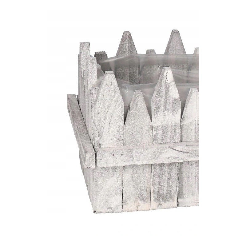 DONICZKA OSŁONKA DREWNIANA KORYTKO DONICZKI 31CM