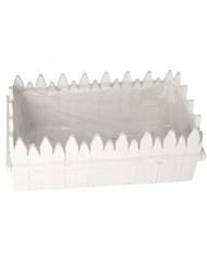 DONICZKA OSŁONKA DREWNIANA KORYTKO DONICZKI 31CM