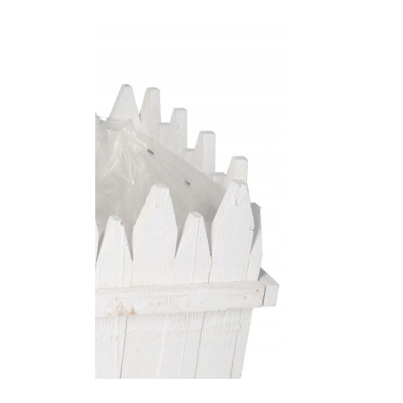 DONICZKA OSŁONKA DREWNIANA KORYTKO DONICZKI 31CM