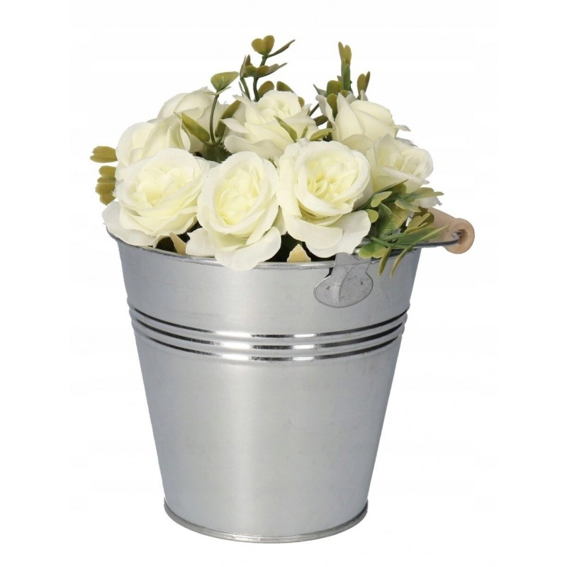 WIADERKO METALOWE OCYNKOWANE 12CM