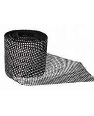 TAŚMA CYRKONIE PAS DIAMENTOWY 9,1M X12CM SREBRNA