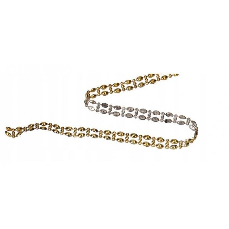 TAŚMA CYRKONIE PAS DIAMENTOWY OZDOBNY 9 MM 10YARD