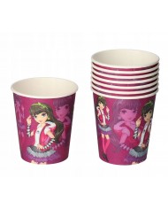 KUBKI PAPIEROWE NACZYNIA JEDNORAZOWE 8 SZT 250ML