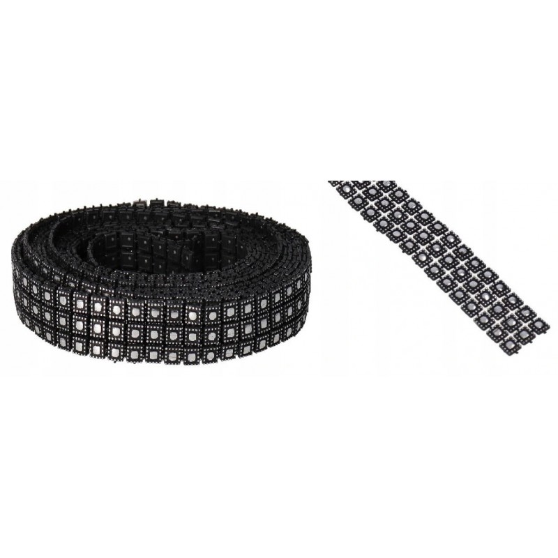 TAŚMA CYRKONIE PAS DIAMENTOWY OZDOBNY 1,5CM X 3M