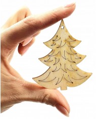 KALENDARZ ADWENTOWY DREWNIANY Z BAŁWANEM 40CM