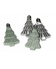 BOMBKI NA CHOINKĘ CHOINKI PLASTIKOWE 4 SZT 6 CM