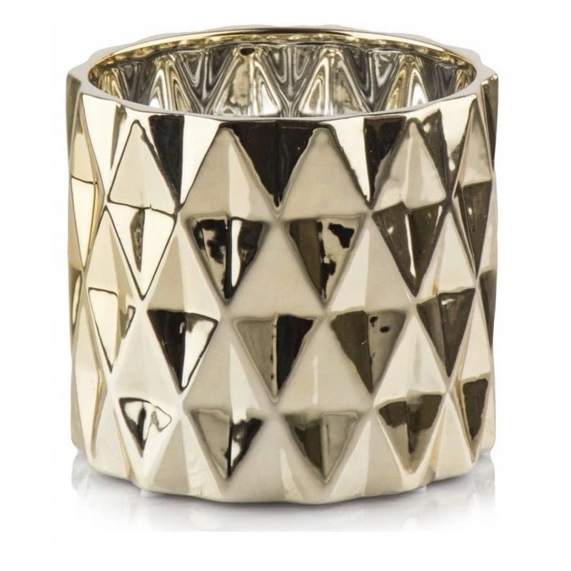 DONICZKA OSŁONKA CERAMICZNA NOWOCZESNA ZŁOTA