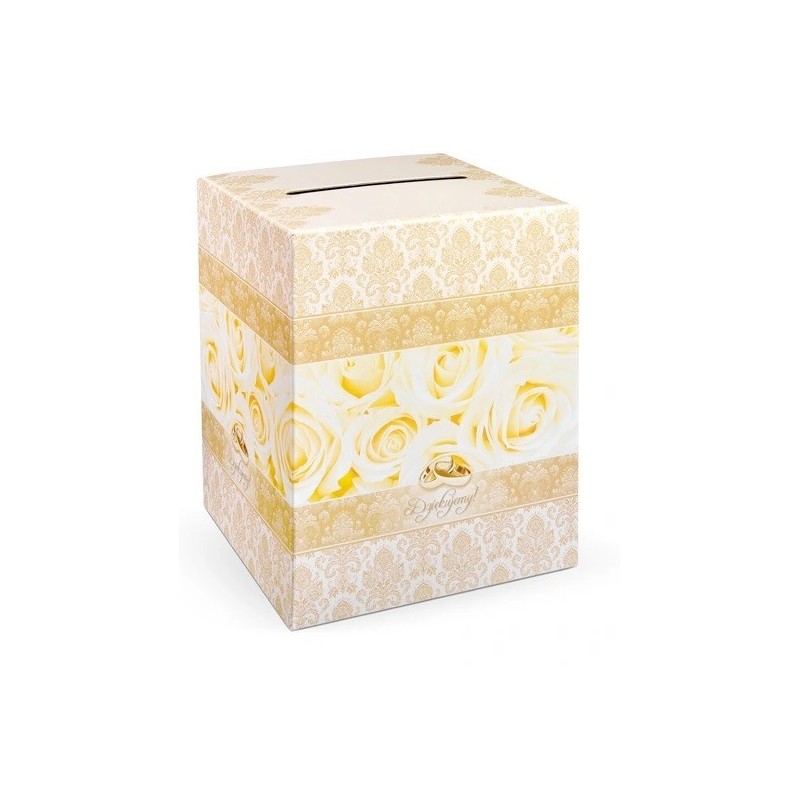 PUDEŁKO NA KOPERTY PIENIĄDZE ŚLUB WESELE 30CM