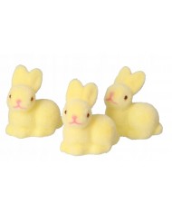 ZAJĄC ZAJĄCZEK WIELKANOCNY FIGURKA ZAJĄCZKI 3SZT