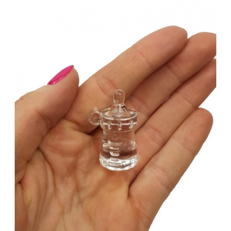 BUTELKA AKRYLOWA OZDOBA ZAWIESZKA ROCZEK 1SZT3,3CM