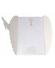 KARTKA NA KOMUNIĘ PAMIĄTKA KOMUNII ŚWIĘTEJ DUŻA