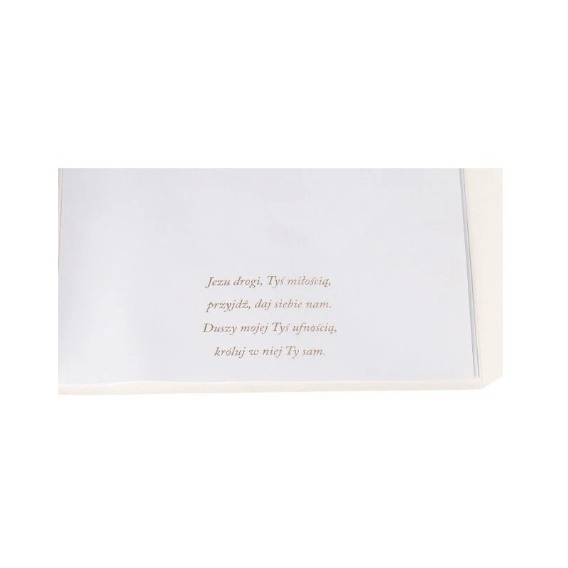 KARTKA NA KOMUNIĘ PAMIĄTKA KOMUNII ŚWIĘTEJ DUŻA