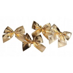 KOKARDKI KOKARDY NA CHOINKĘ STROIK12SZT BŁYSZCZĄCE