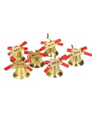DZWONEK DZWONKI BOMBKI NA CHOINKĘ STROIK 6 SZT
