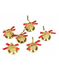 DZWONEK DZWONKI BOMBKI NA CHOINKĘ STROIK 6 SZT