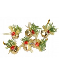 DZWONEK DZWONKI BOMBKI NA CHOINKĘ STROIK 6 SZT