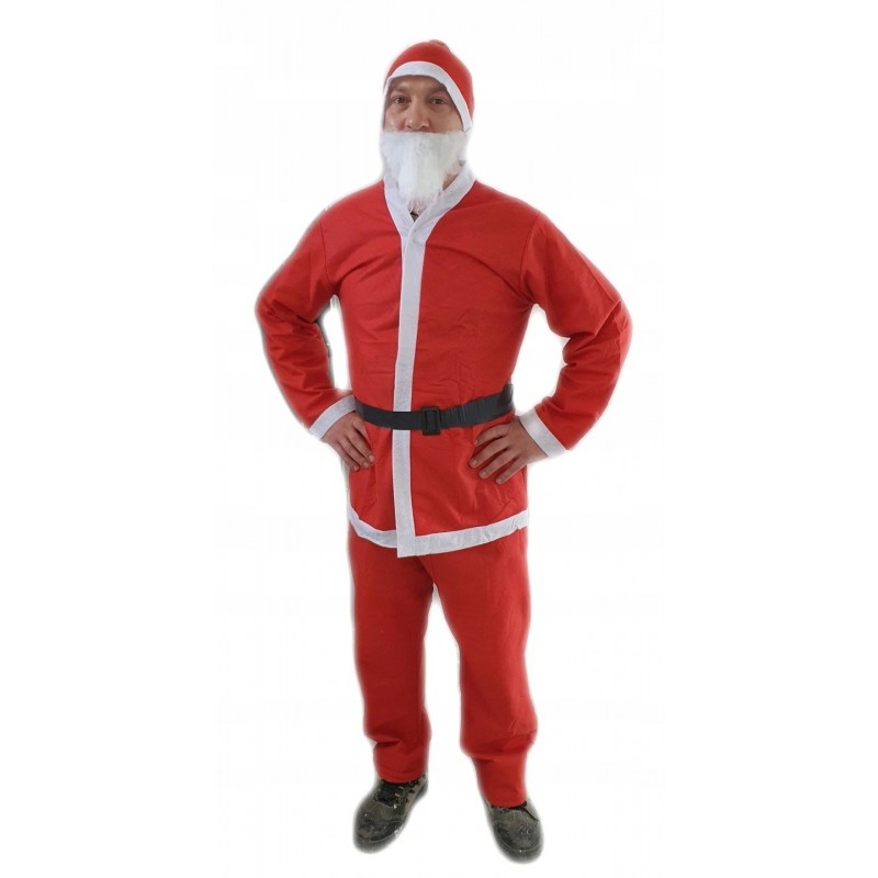 STRÓJ ŚWIĘTEGO MIKOŁAJA ZESTAW PRZEBRANIE KOSTIUM