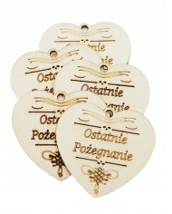 BUTELKA BUTELECZKA BUTELKI DREWNIANE 10SZT 4,2CM