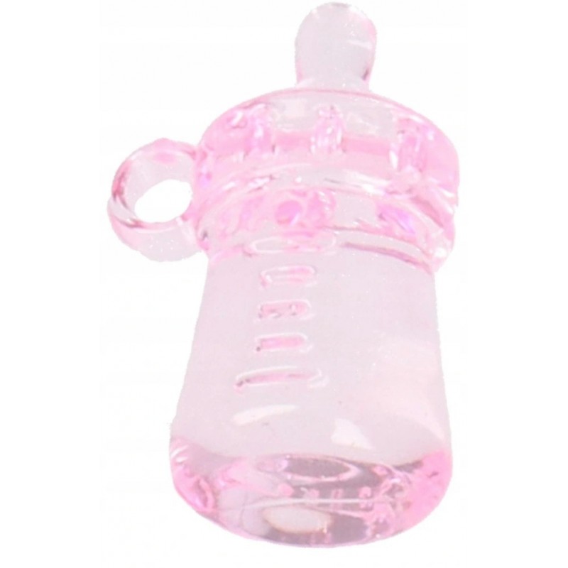 BUTELKA AKRYLOWA PRZEŹROCZYSTA NIEBIESKA 3,5CM