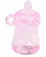 BUTELKA AKRYLOWA PRZEŹROCZYSTA NIEBIESKA 3,5CM