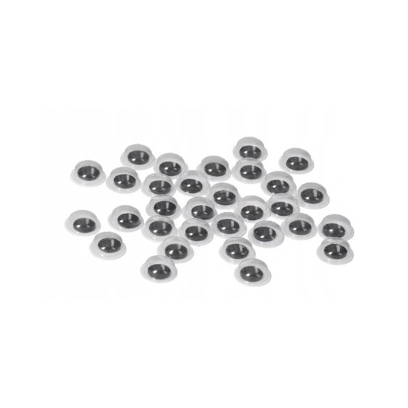 OCZY SAMOPRZYLEPNE 10MM 100SZT OZDOBA