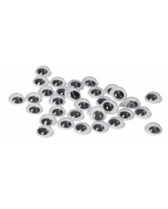 OCZY SAMOPRZYLEPNE 12MM 80SZT OZDOBA