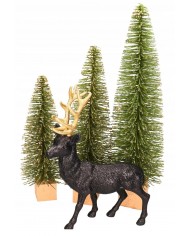 CHOINKA NA PNIU DRZEWKO ŚWIĄTECZNE 48CM OZDOBA