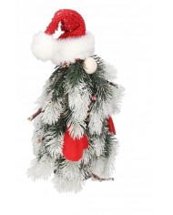 CHOINKA NA PNIU DRZEWKO ŚWIĄTECZNE SKRZAT 38 CM