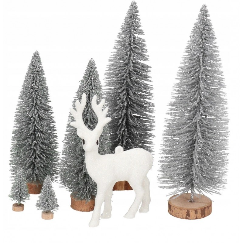 CHOINKA SZTUCZNA DRZEWKO ŚWIĄTECZNE OZDOBA 16CM