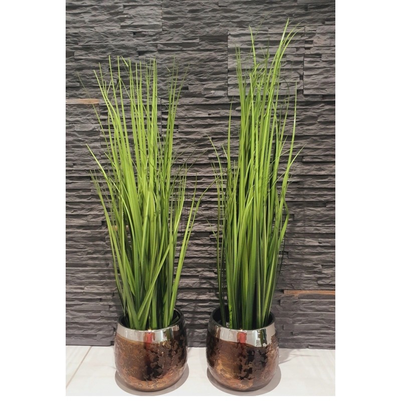 TRAWA SZTUCZNA ROŚLINA W DONICZCE SZTUCZNE KWIATY FEJKA 50CM