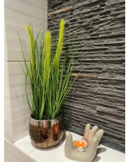 TRAWA W DONICZCE SZTUCZNA ROŚLINA KWIATY 45CM
