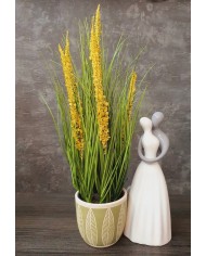 TRAWA SZTUCZNA ROŚLINA W DONICZCE SZTUCZNE KWIATY WRZOS