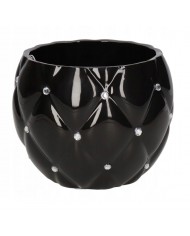 DONICZKA OSŁONKA CERAMICZNA NOWOCZESNA CZARNA