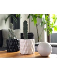 DONICZKA OSŁONKA CERAMICZNA NOWOCZESNA CZARNA