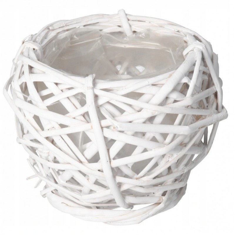 DONICZKA OSŁONKA WIKLINOWA KULA 11CM DONICZKI