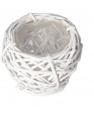 DONICZKA OSŁONKA WIKLINOWA KULA 11CM DONICZKI