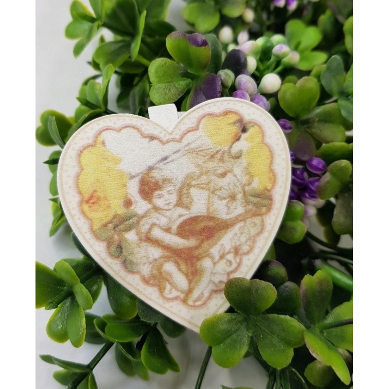 KLAMERKA KLAMERKI 6SZT SERCE ANIOŁEK ŚWIĘTA