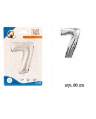 BALONY FOLIOWE CYFERKI BALON FOLIOWY CYFRA 6 80CM