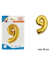 BALONY FOLIOWE CYFERKI BALON FOLIOWY CYFRA 8 80CM