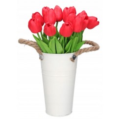 TULIPANY BUKIET TULIPANÓW GUMOWANE GUMOWE SILIKONOWE JAK ŻYWE